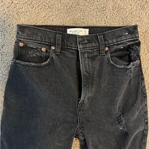 The 90s straight ultra high rise Abercombie & Fitch jeans